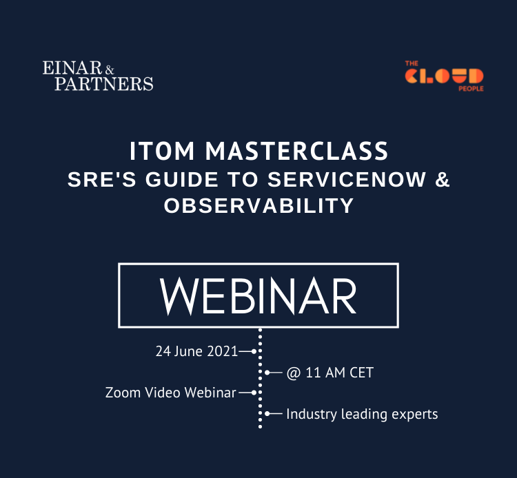 ITOM Masterclass SREs guide to ServiceNow & Observability